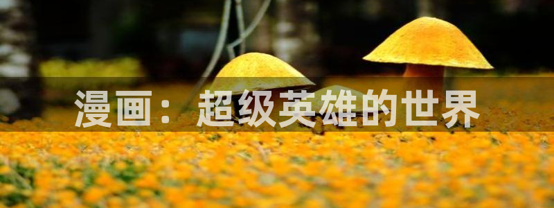 w歪歪漫画：漫画：超级英雄的世界